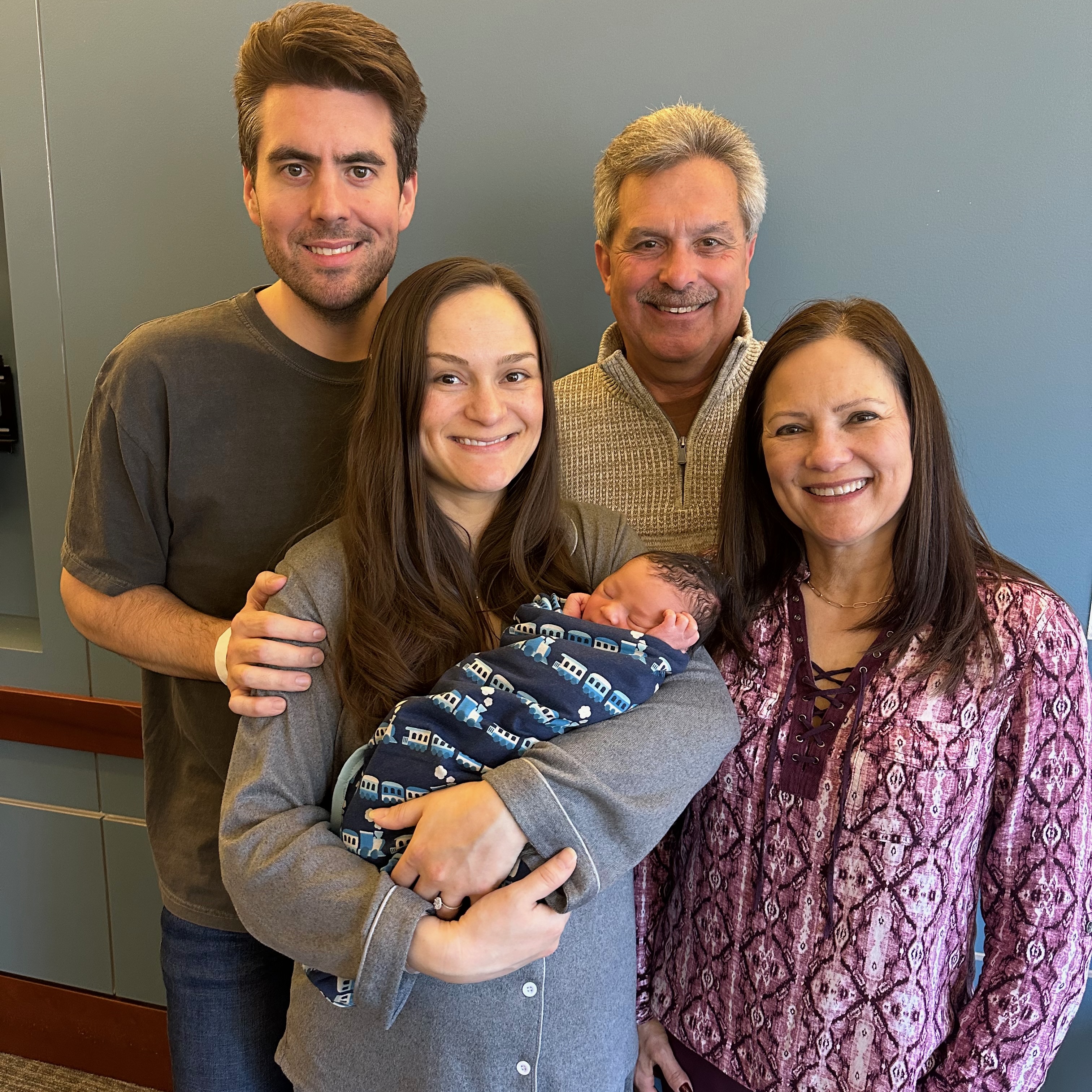 Family with grandparents